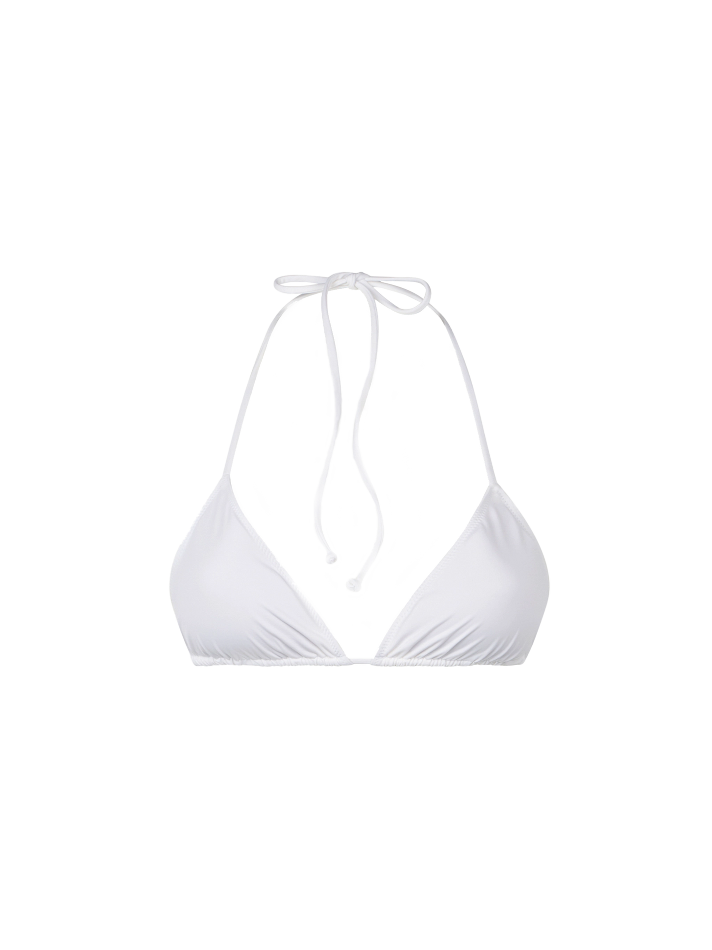 Weißes Triangel-Top für Damen