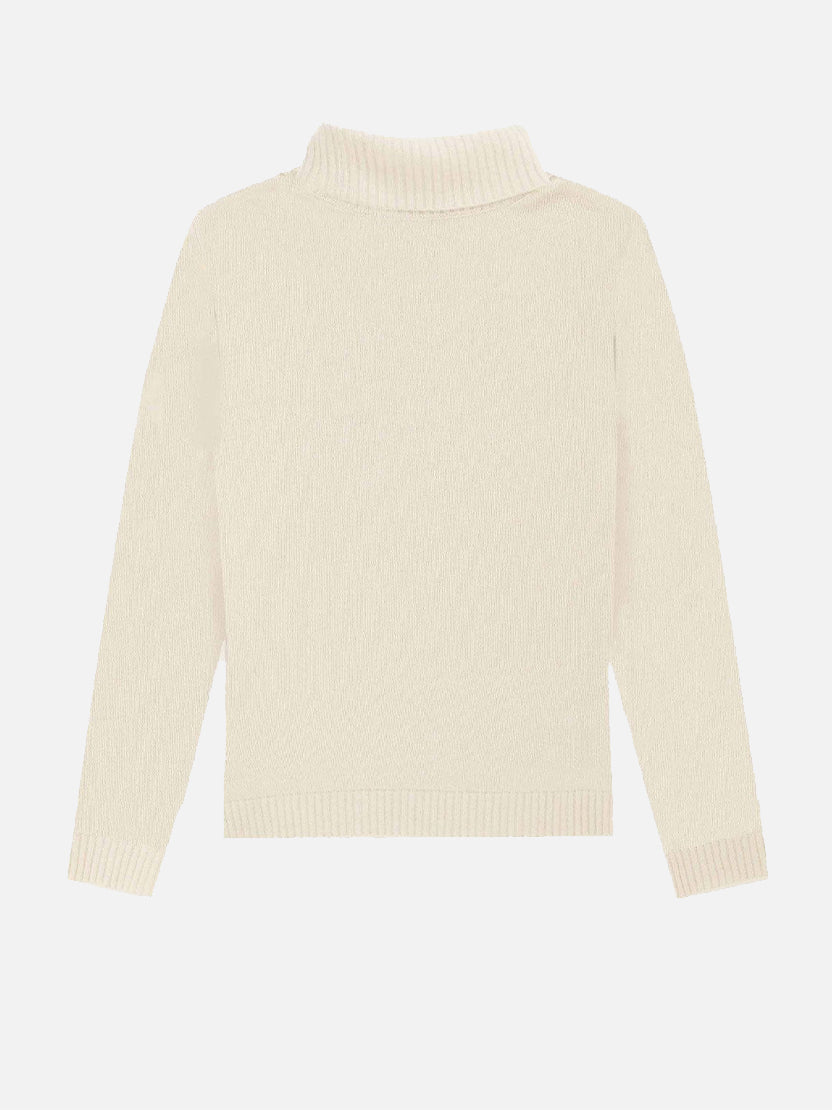 Maglia donna a collo alto Apres Ski queen ricamo lurex