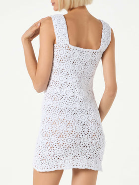 Woman white crochet dress - MC2 Saint Barth