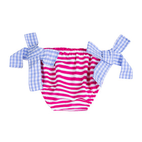 Baby girl terry swim briefs with stripes - MC2 Saint Barth