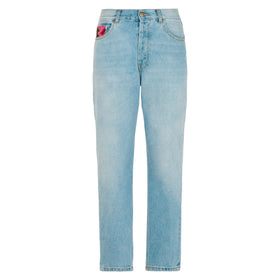 Woman jeans with pockets in crochet - MC2 Saint Barth