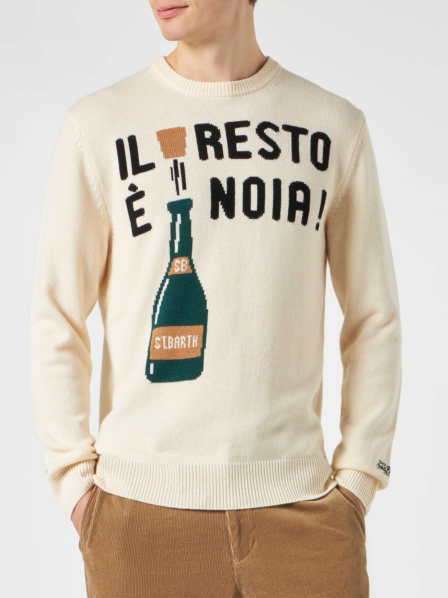 Maglia da uomo con ricamo Il resto è noia!