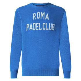Man sweater with Roma Padel Club jacquard - MC2 Saint Barth