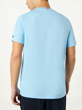 T-shirt da uomo in cotone con stampa Gin Lemon