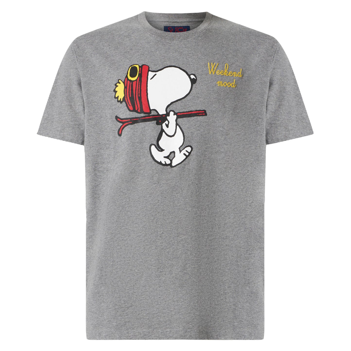 T-shirt uomo con ricamo Snoopy weekend mood | SNOOPY - EDIZIONE SPECIALE PEANUTS™