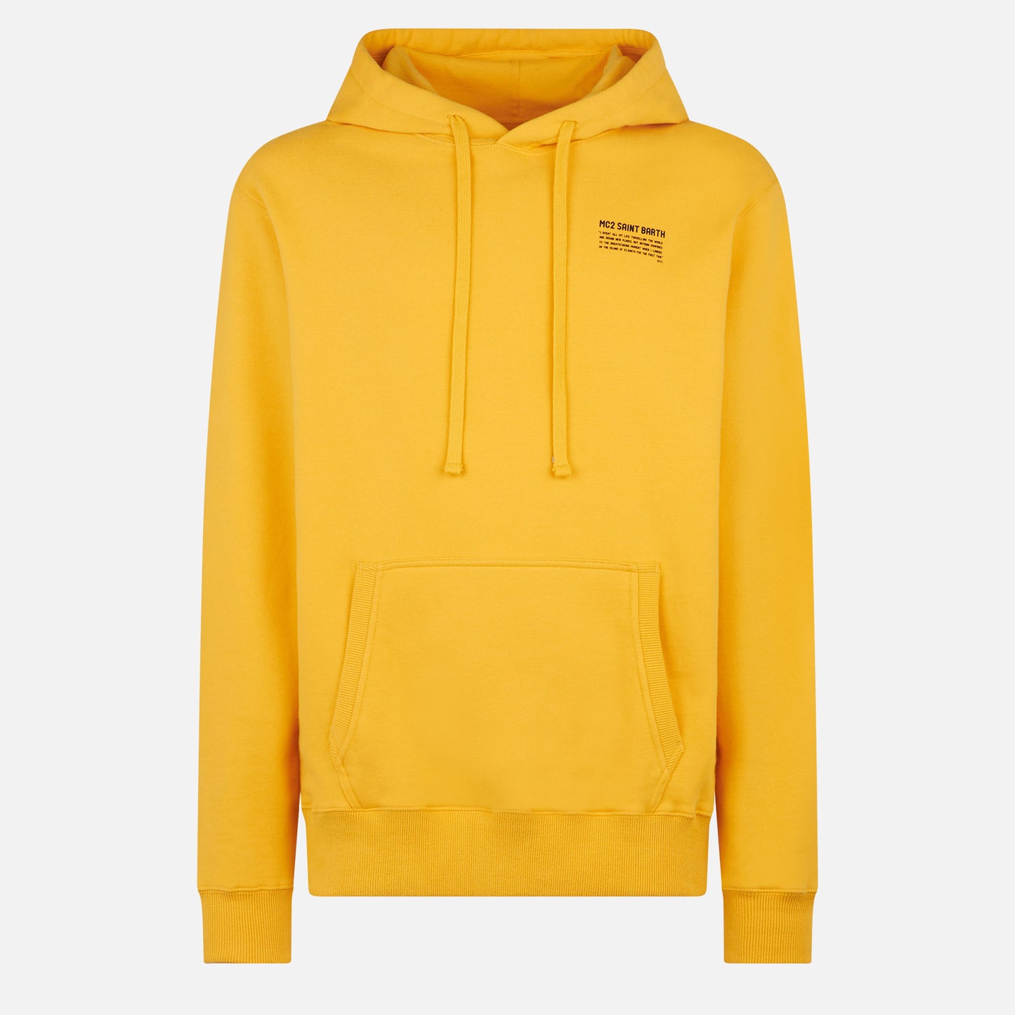 Yellow ochre hoodie | Pantone® Special Edition - MC2 Saint Barth
