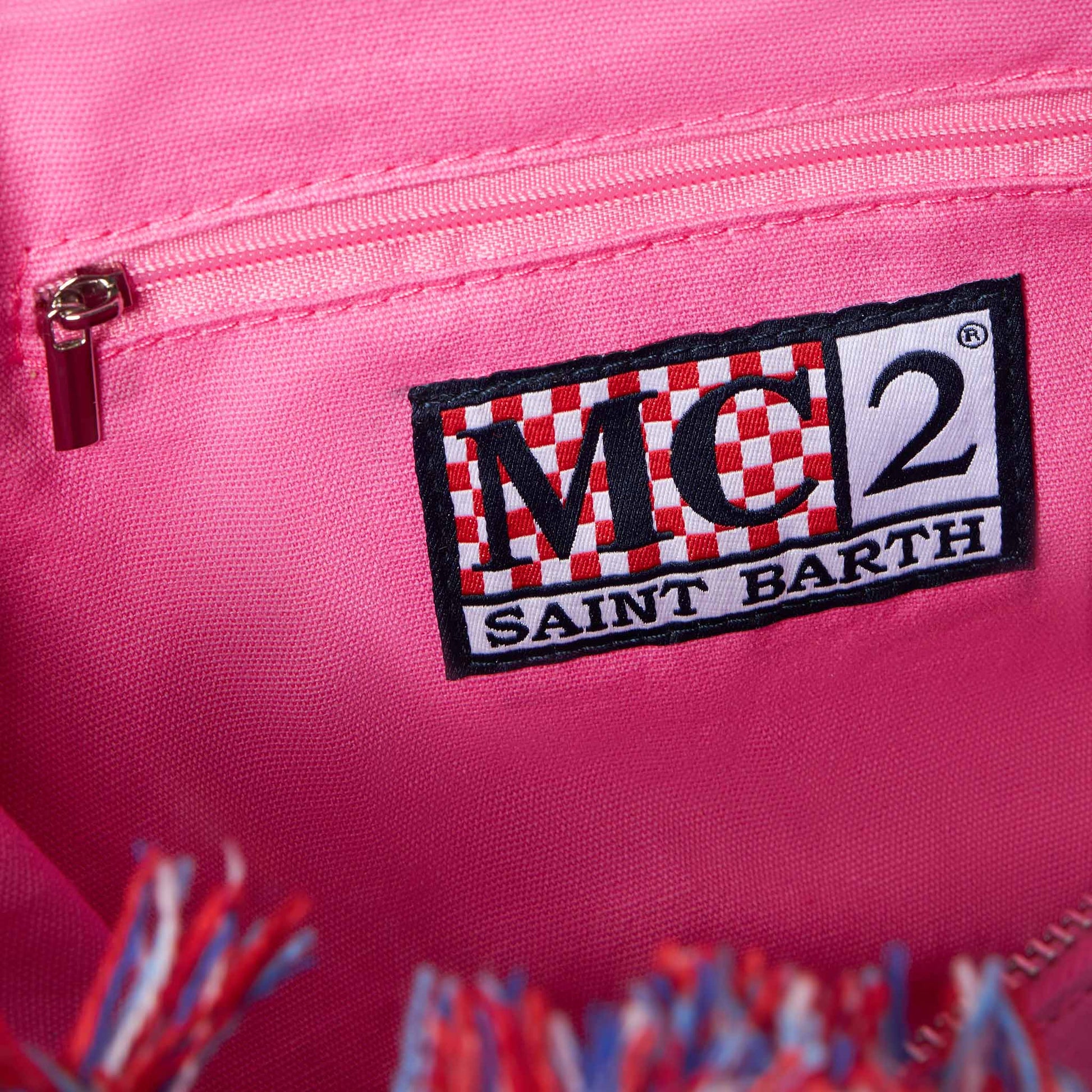 Colette handbag with crochet heart patches - MC2 Saint Barth