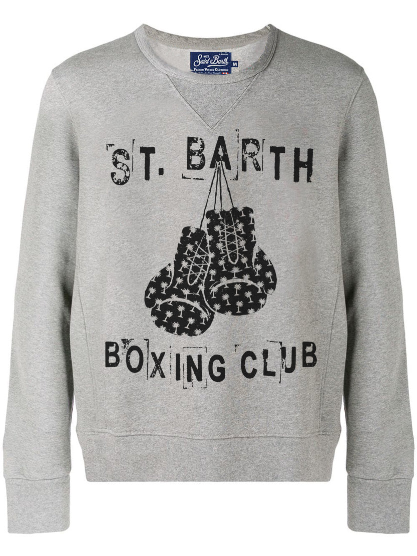 Felpa grigia St. Barth Boxing Club