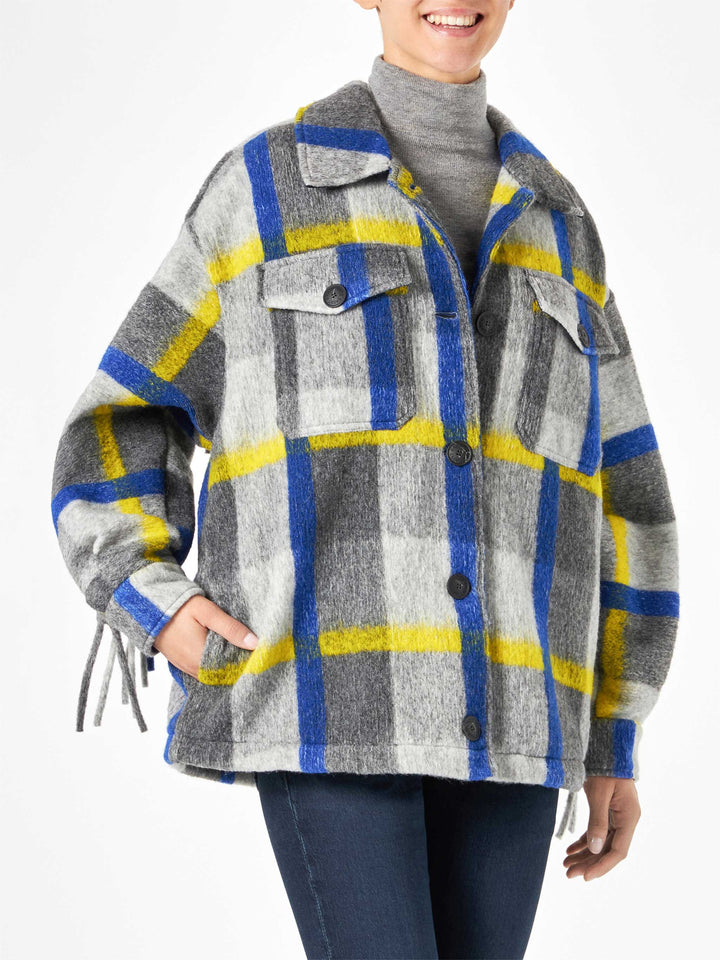 Woman overshirt with fringes - MC2 Saint Barth