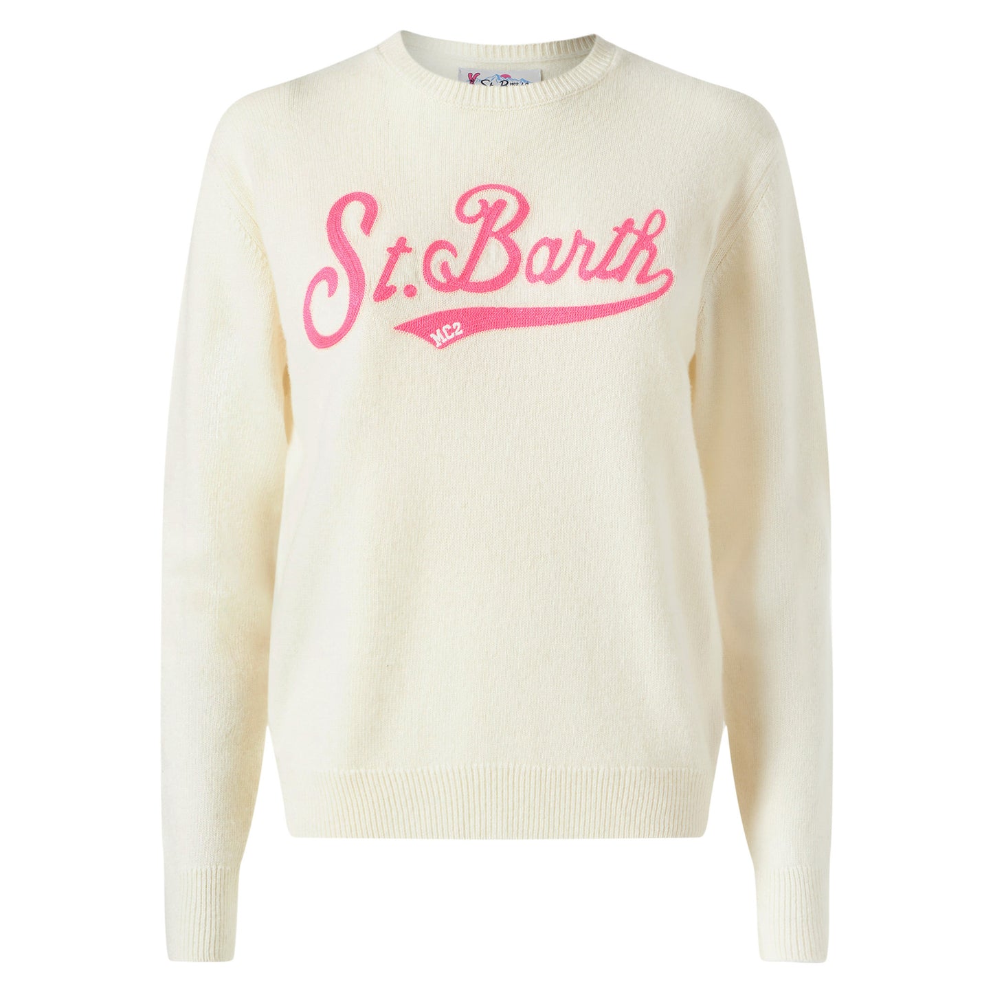 Woman sweater with Saint Barth terry logo - MC2 Saint Barth