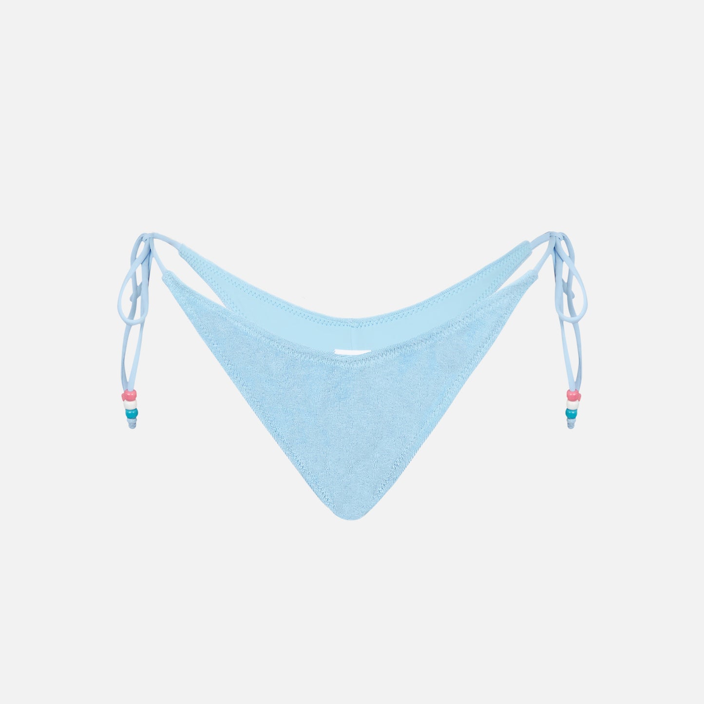 Woman terry cheeky swim briefs