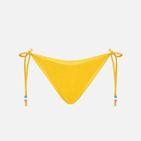 Woman terry swim briefs with charms - MC2 Saint Barth