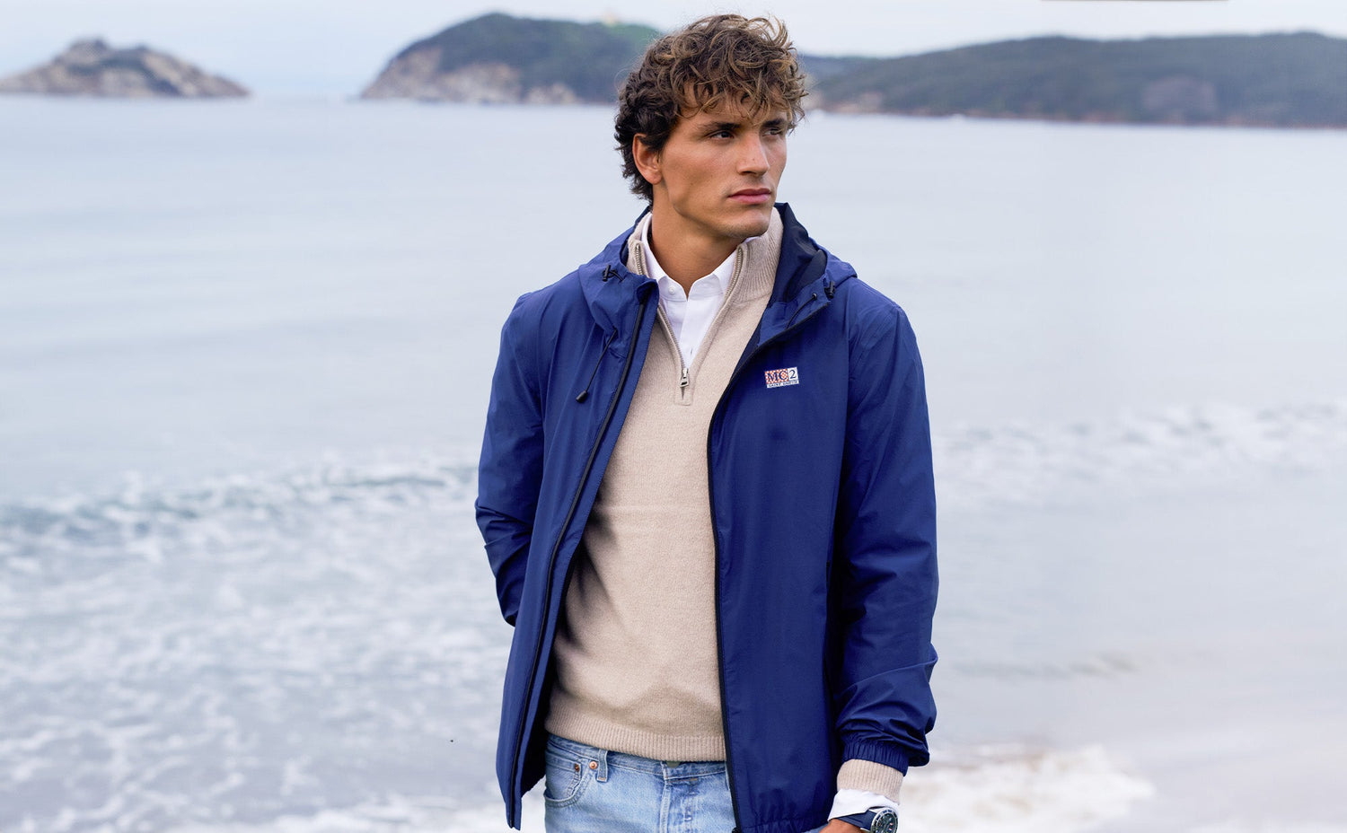 Man Windbreakers & Raincoats - MC2 Saint Barth