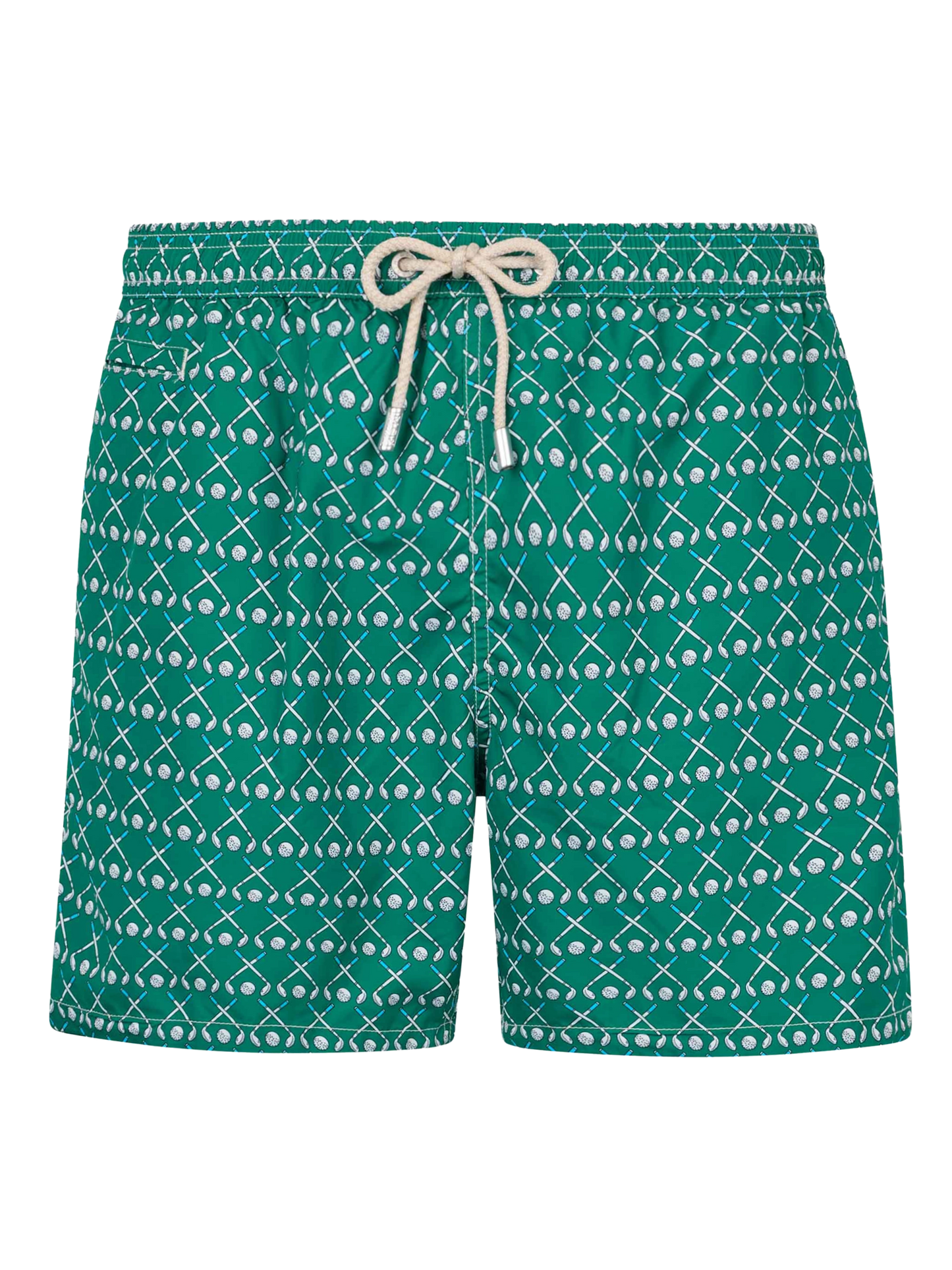 Man lightweight fabric swim-shorts Lighting Micro Fantasy with golf print