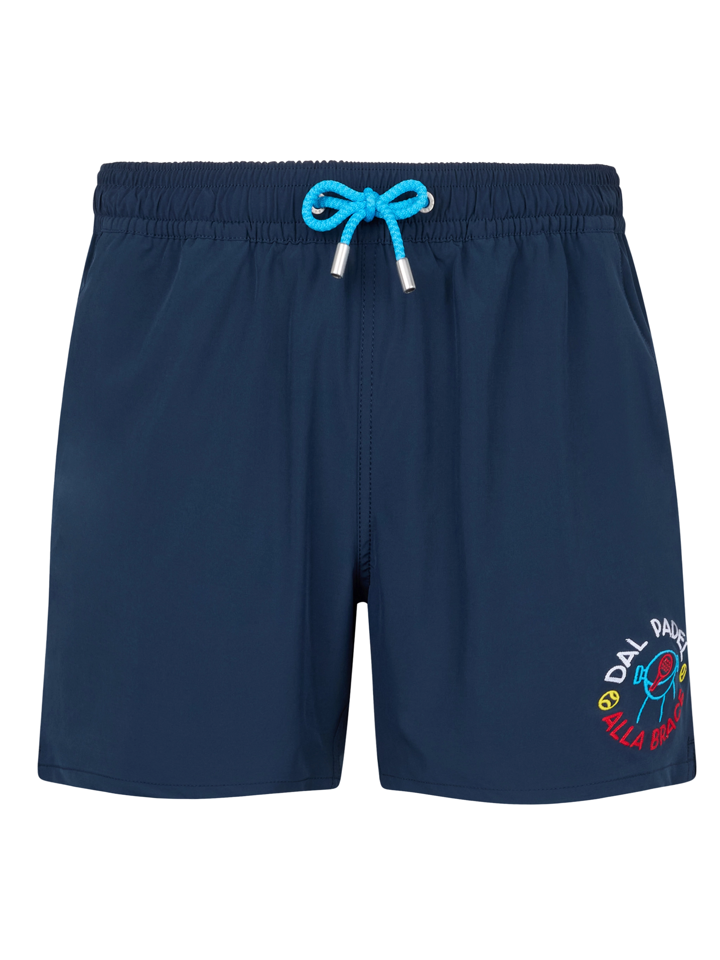 Costume classico elasticizzato Comfort con ricamo Dal Padel alla Brace | EDIZIONE SPECIALE INSULTI LUMINOSI