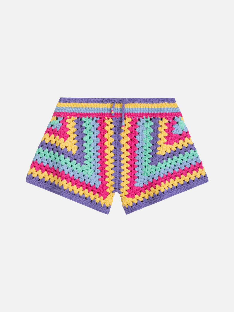 Girl crochet shorts