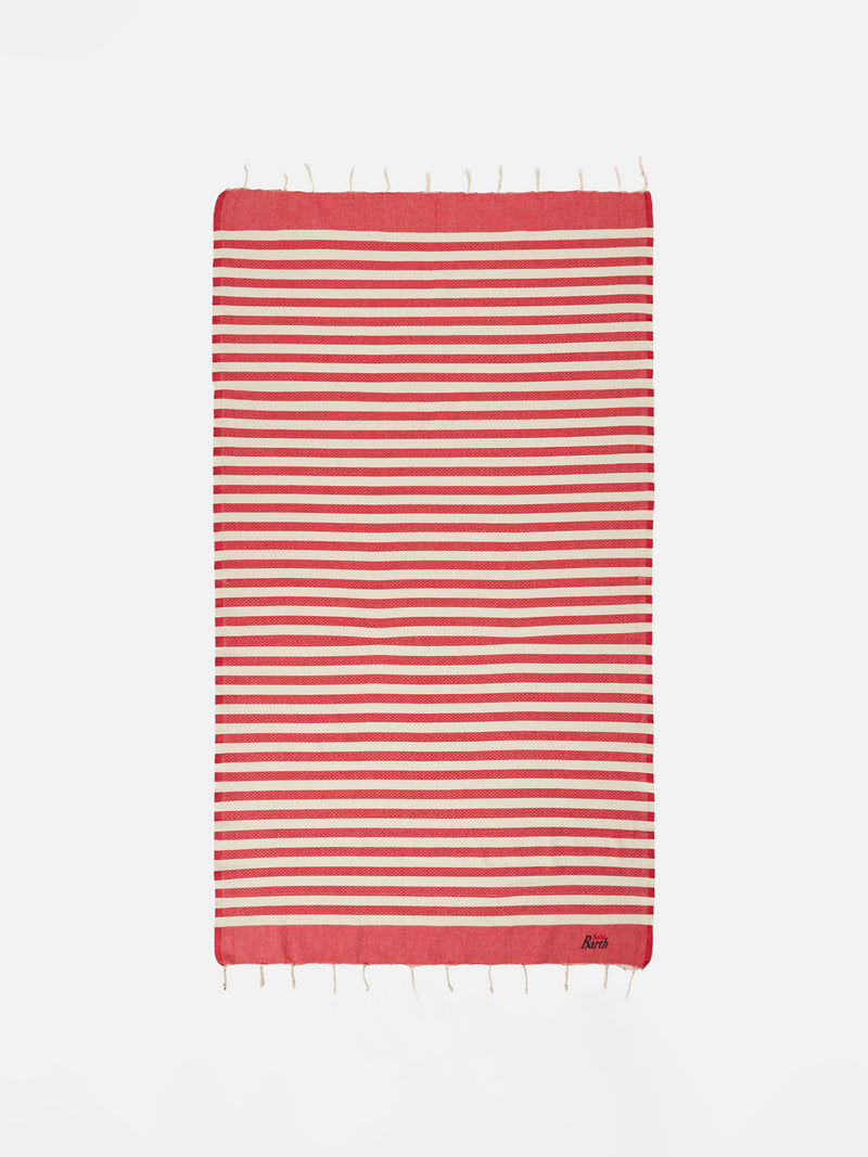 Fouta classic honeycomb with striped