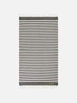 Fouta classico a nido d'ape con righe