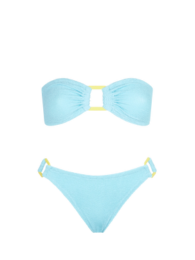Woman crinkle bandeau bikini - MC2 Saint Barth