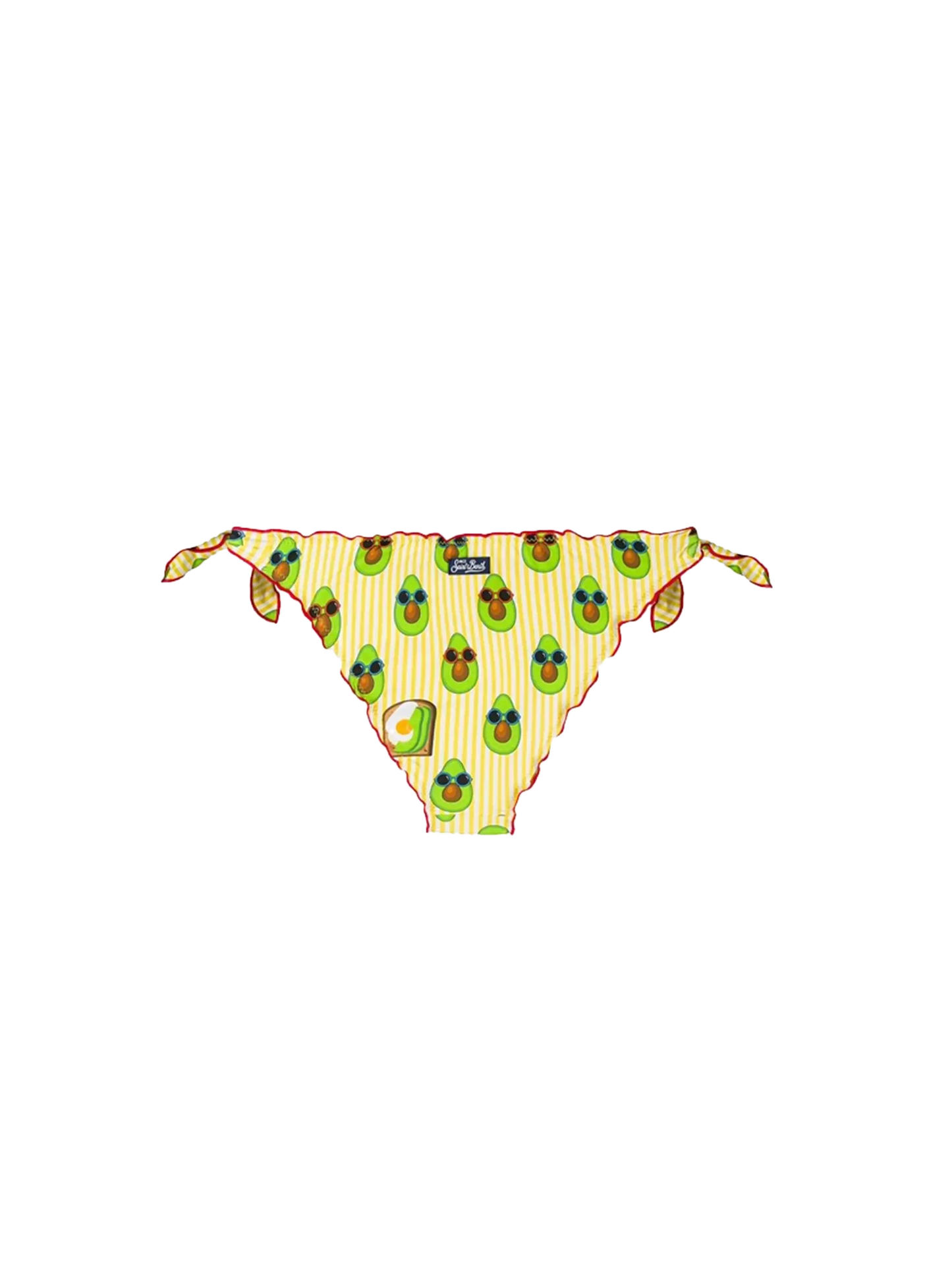 Badeshorts mit Avocado-Print
