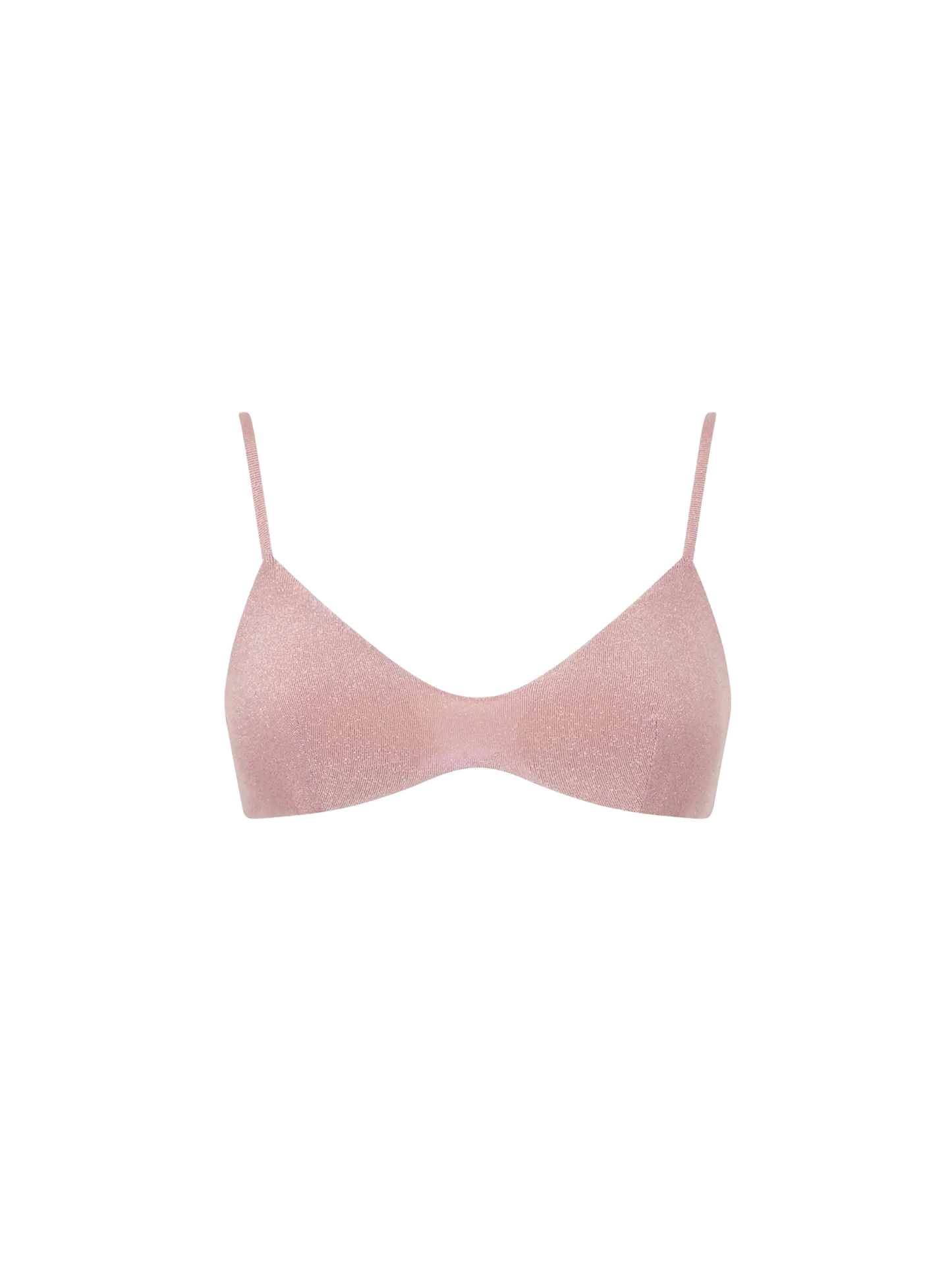 Pink lurex bralette - MC2 Saint Barth