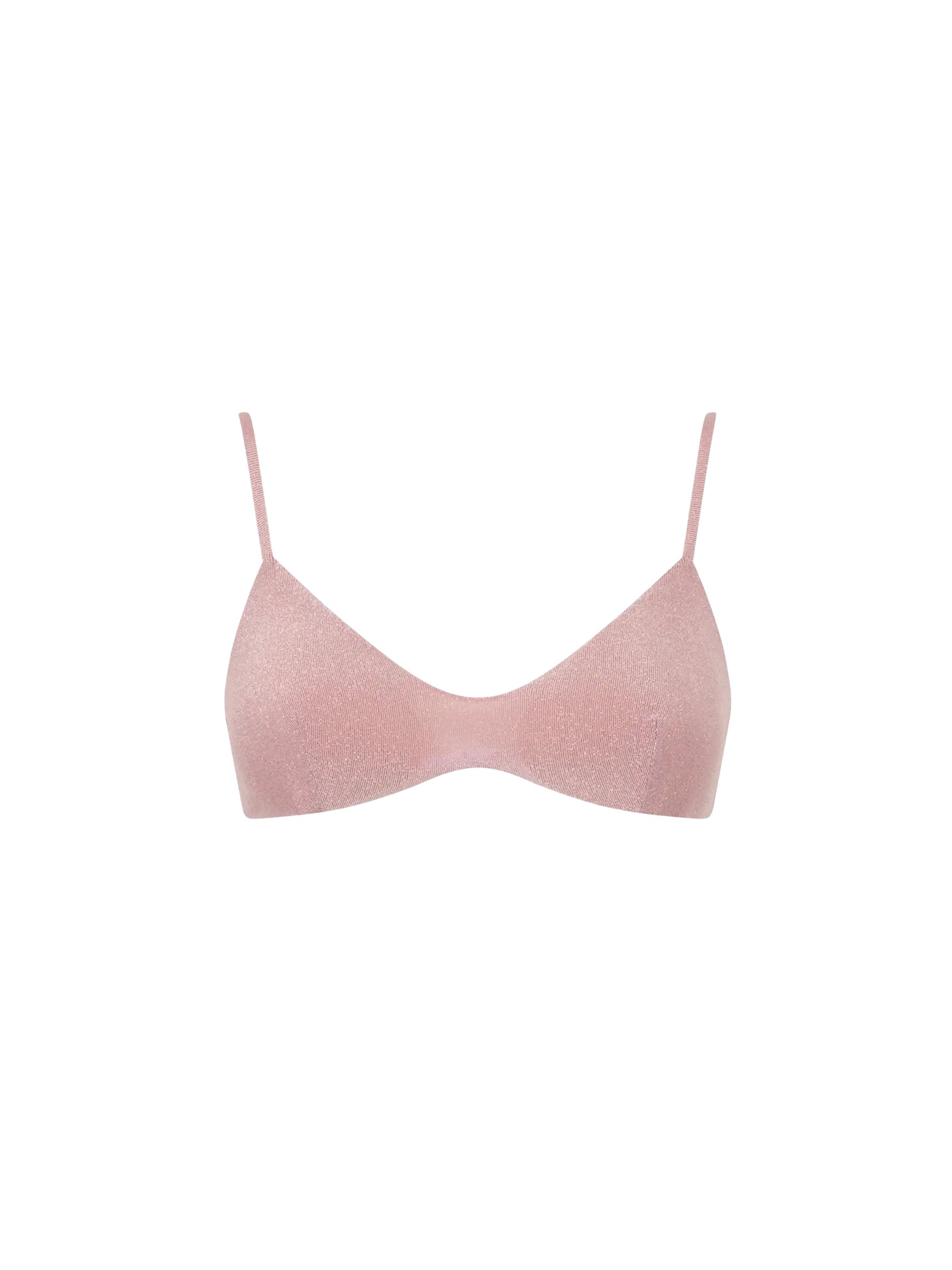Pink lurex bralette - MC2 Saint Barth