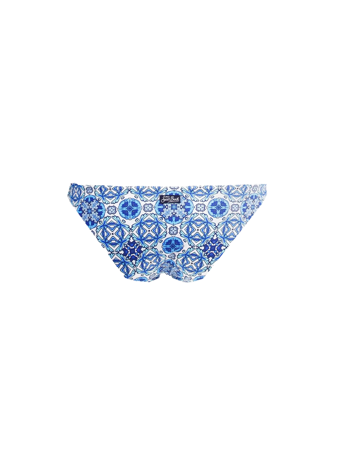 Maiolica print swim briefs