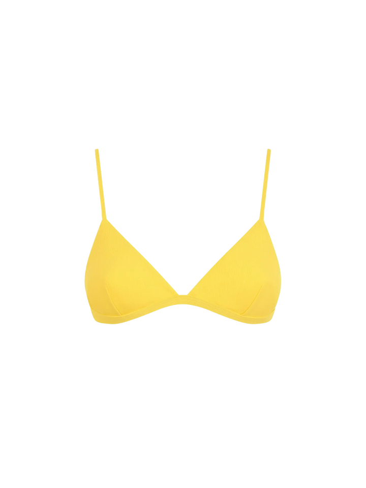Ribbed yellow triangle - MC2 Saint Barth