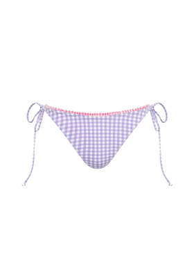 Gingham swim briefs