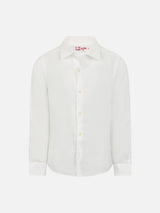 Agnes white linen shirt