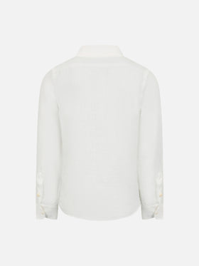 Agnes white linen shirt