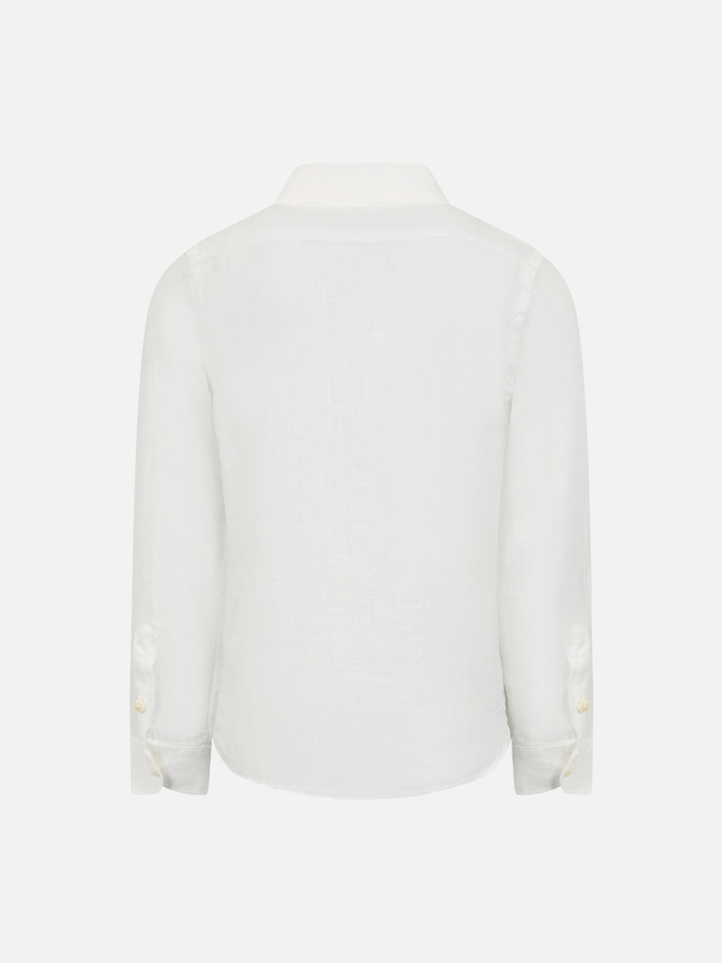 Agnes white linen shirt