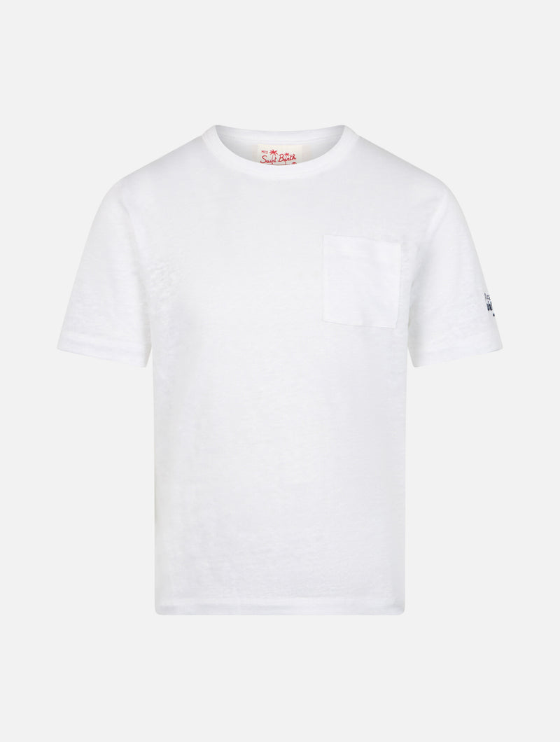 Kid off-white linen jersey t-shirt Alex