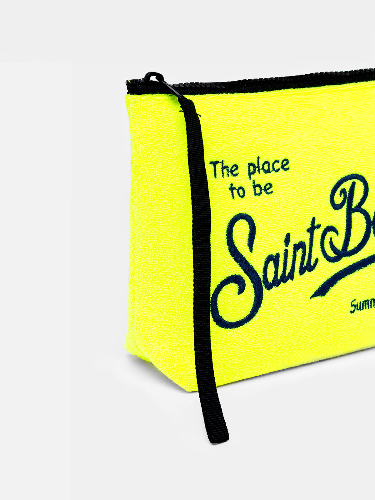 Pochette Aline in spugna giallo fluo