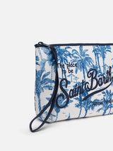 Pochette scuba Toile de Jouy Aline