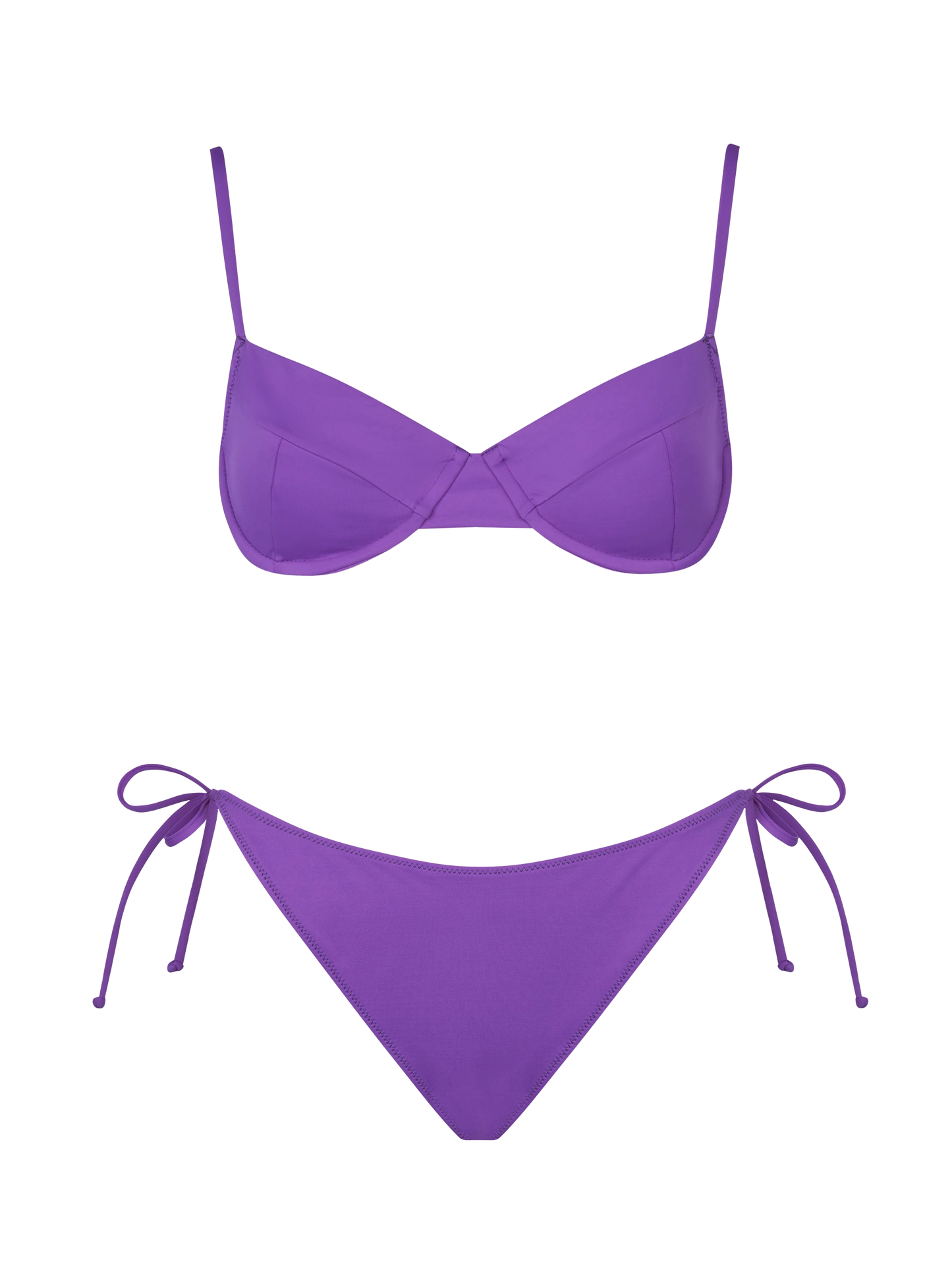 Woman purple bralette bikini - MC2 Saint Barth