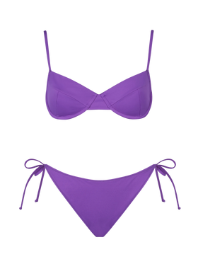 Woman purple bralette bikini - MC2 Saint Barth
