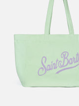 Borsa Beach Tote Double in spugna e cotone