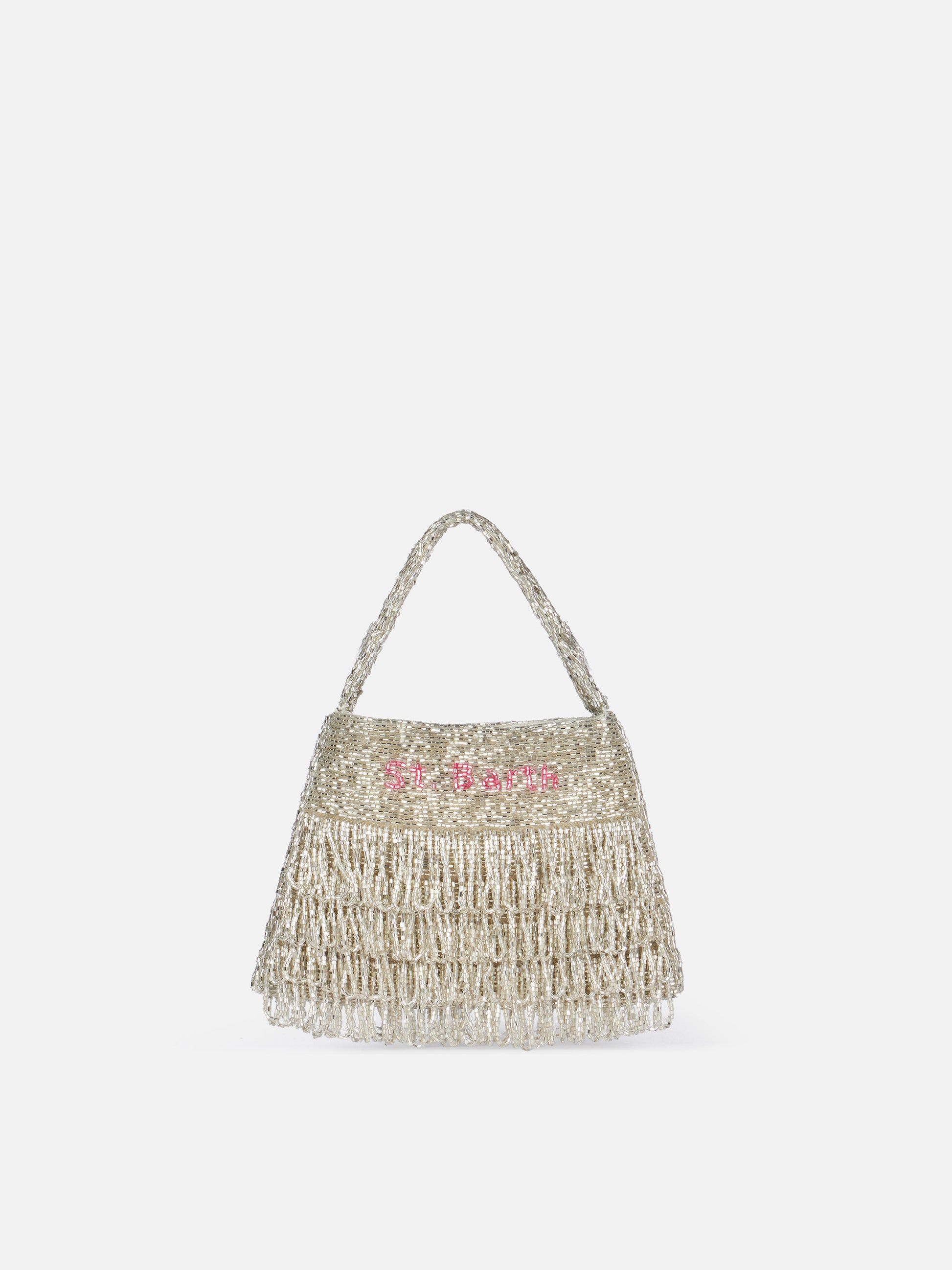 Shiny silver Mini Bag Pearl - MC2 Saint Barth