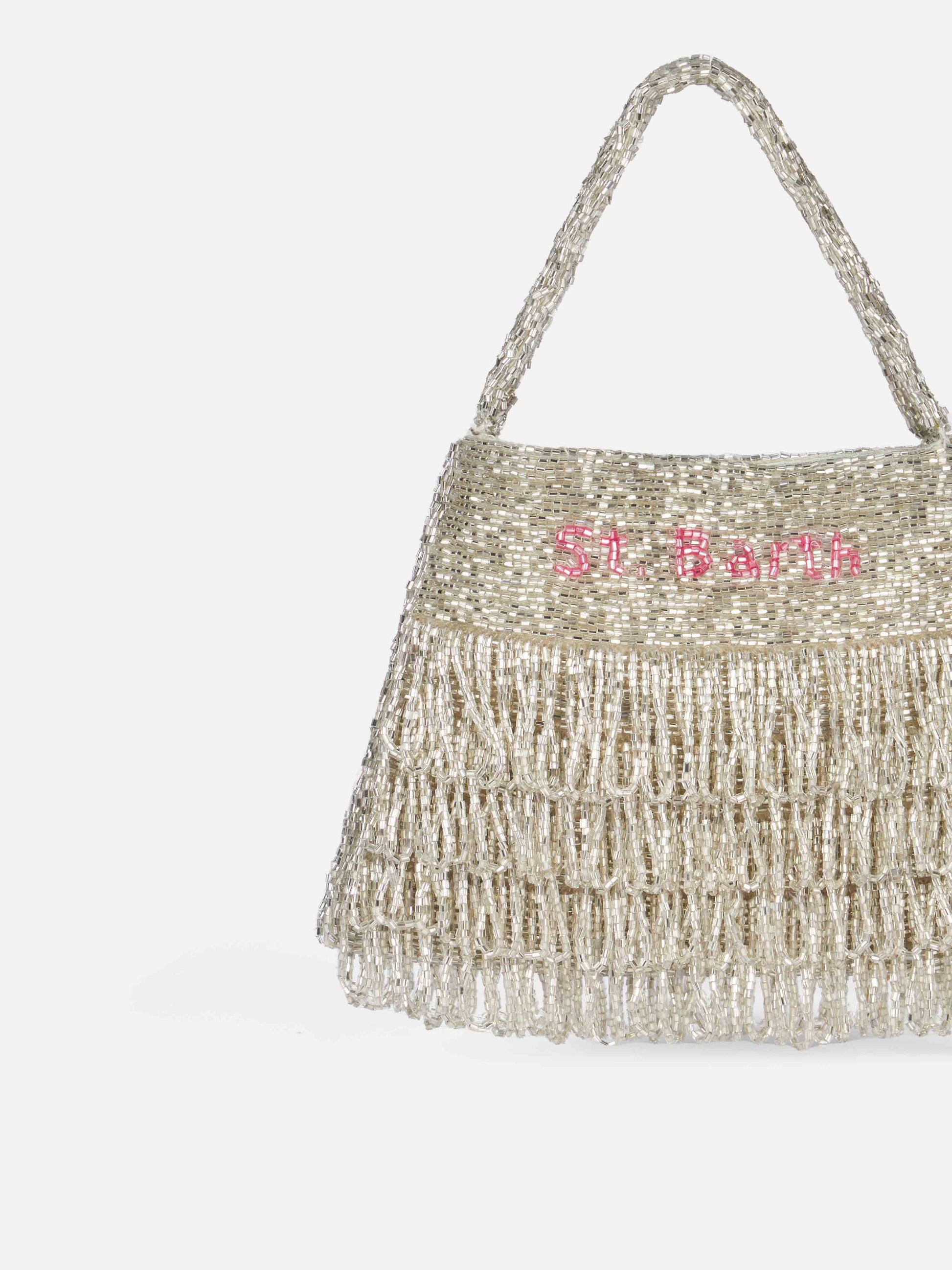 Shiny silver Mini Bag Pearl - MC2 Saint Barth