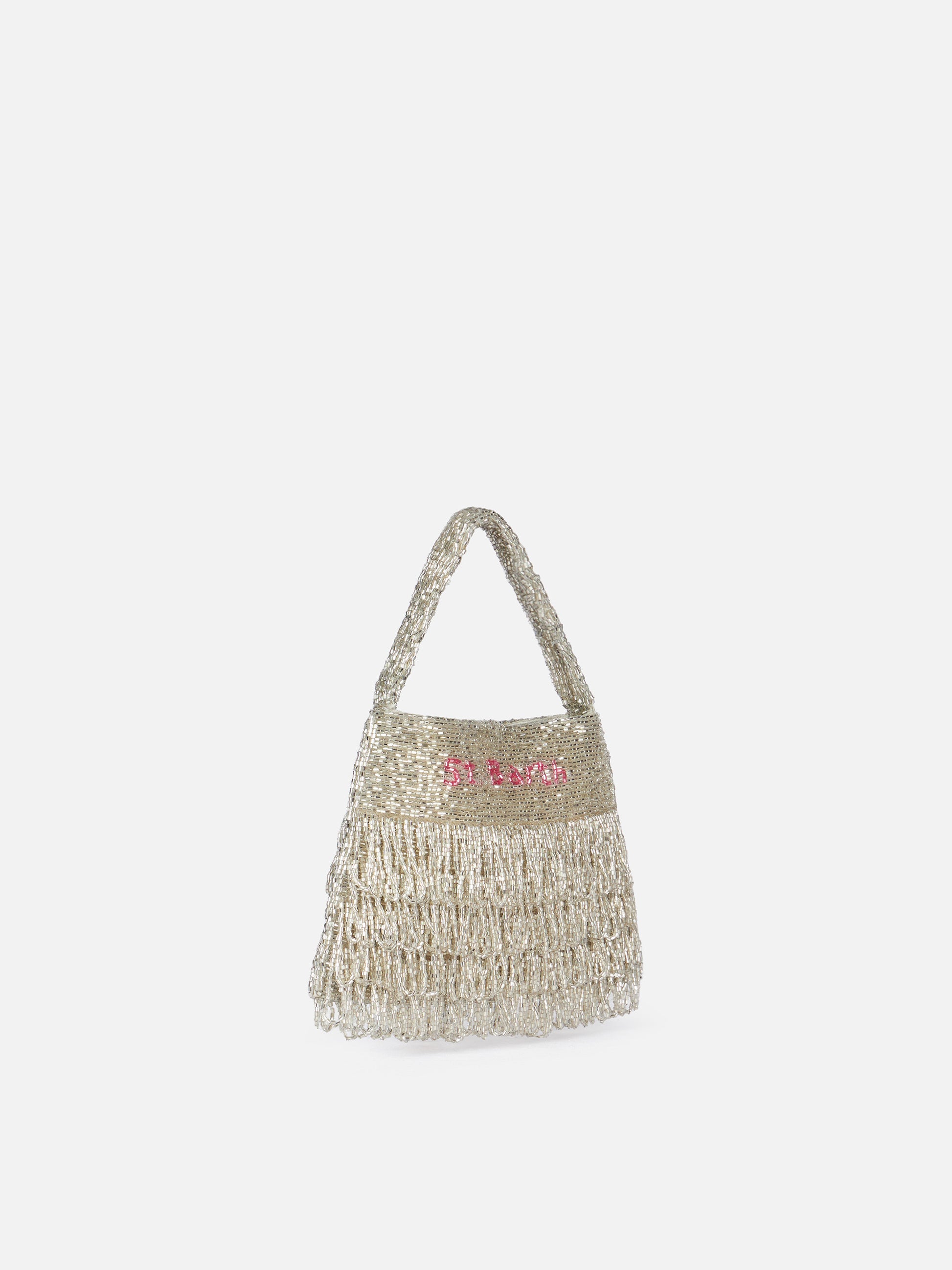Shiny silver Mini Bag Pearl - MC2 Saint Barth