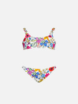 Girl bralette with flower print