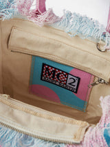 Colette-Handtasche aus gepunktetem Baumwollcanvas
