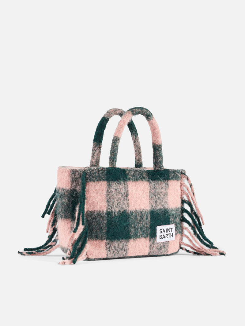 Borsa coperta Colette con stampa check