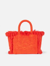 Colette orange terry soft handbag