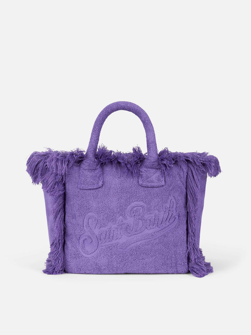 Borsa Colette in morbida spugna viola