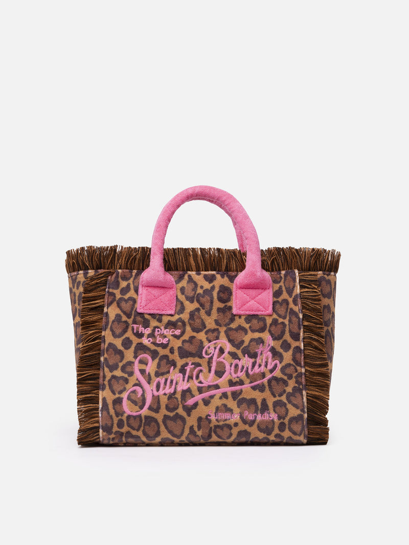 Borsa a mano Colette Sponge in spugna animalier