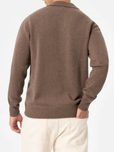 Man nut blended cashmere polo collar sweater Covent