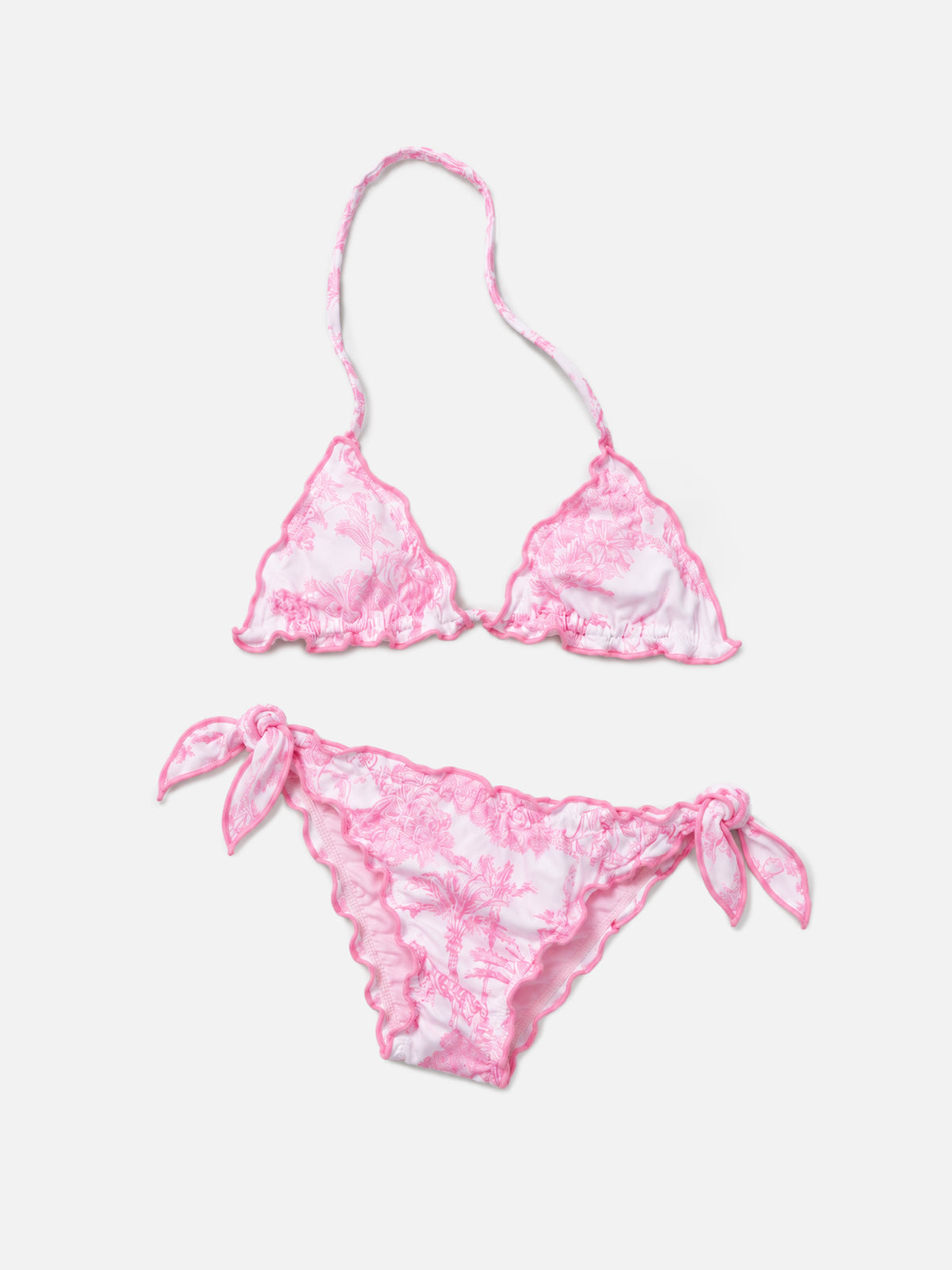 Bikini stretch Cris à imprimé toile de Jouy 