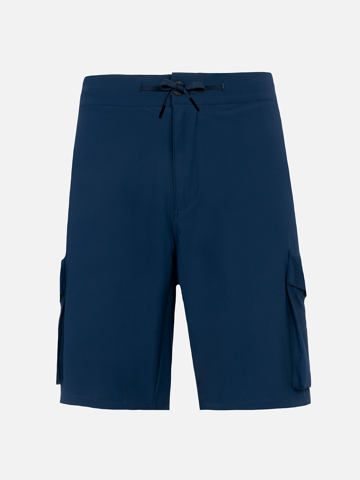 Navy blue technic fabric bermuda shorts Deck - MC2 Saint Barth